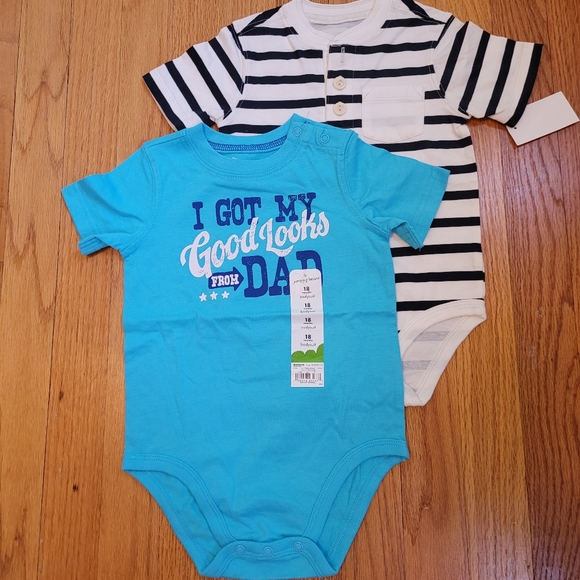 NWT Lot of 2 onesies Size 18 months